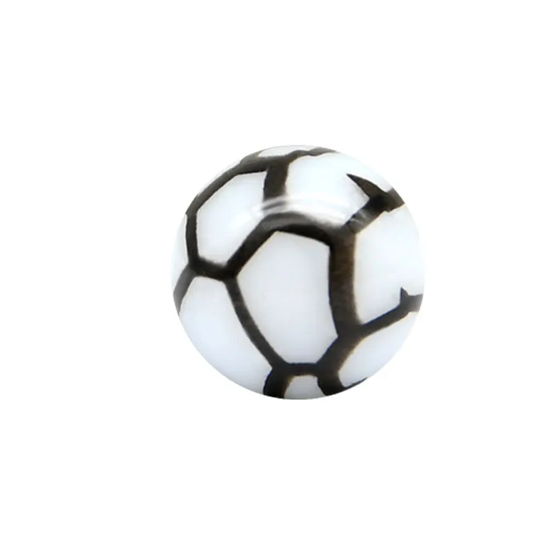 14G 5MM 8MM Replacement Piercing Texture Ball Acrylic Muti-Color Available
