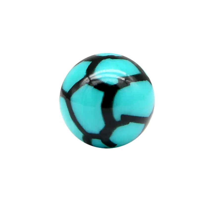 14G 5MM 8MM Replacement Piercing Texture Ball Acrylic Muti-Color Available