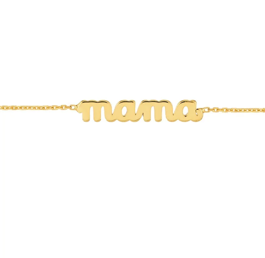 14K Delicate Mama Bracelet