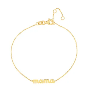 14K Delicate Mama Bracelet