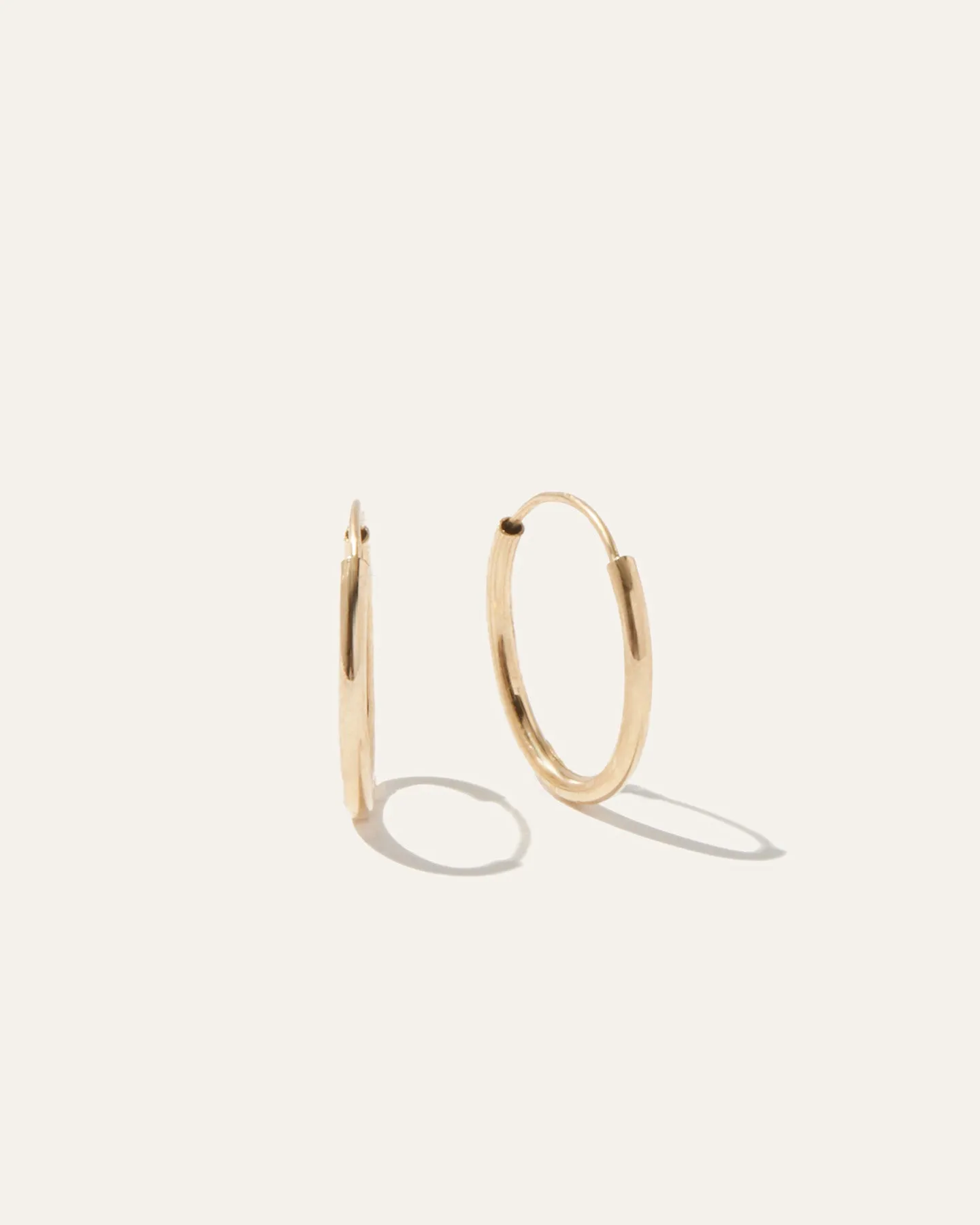 14K Gold Everyday Hoops