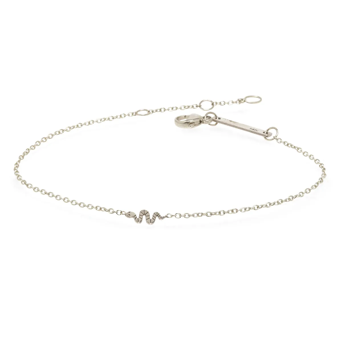 14k Itty Bitty Snake Bracelet