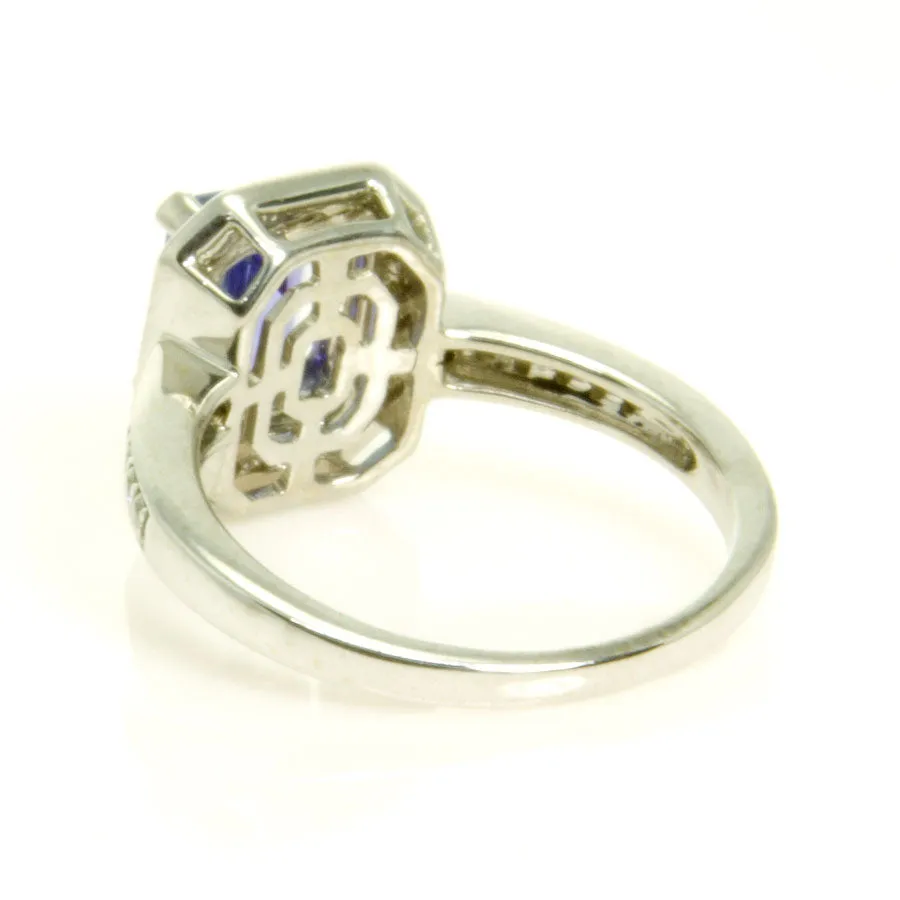 2.00ct Tanzanite & Diamond Ring