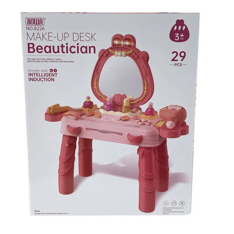 29-Piece: Luxurious Pretend Play Dresser Makeup Set