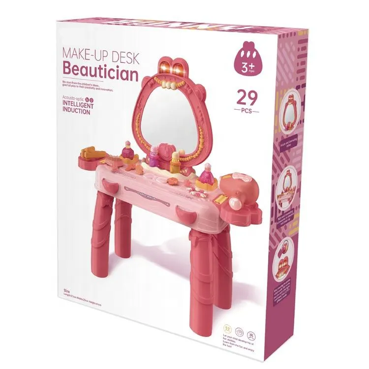 29-Piece: Luxurious Pretend Play Dresser Makeup Set