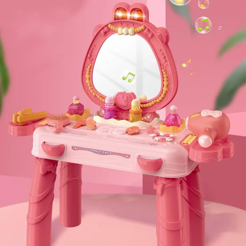 29-Piece: Luxurious Pretend Play Dresser Makeup Set