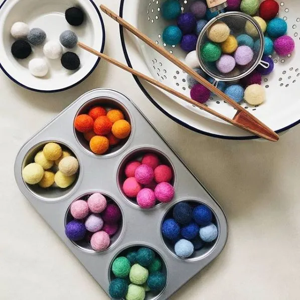 2cm Felt Balls x150 Pom Poms. Craft Supplies DIY. Wool. Colourful. Handmade. Beads.
