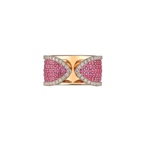 812 COLLECTION RUBY DOUBLE RING
