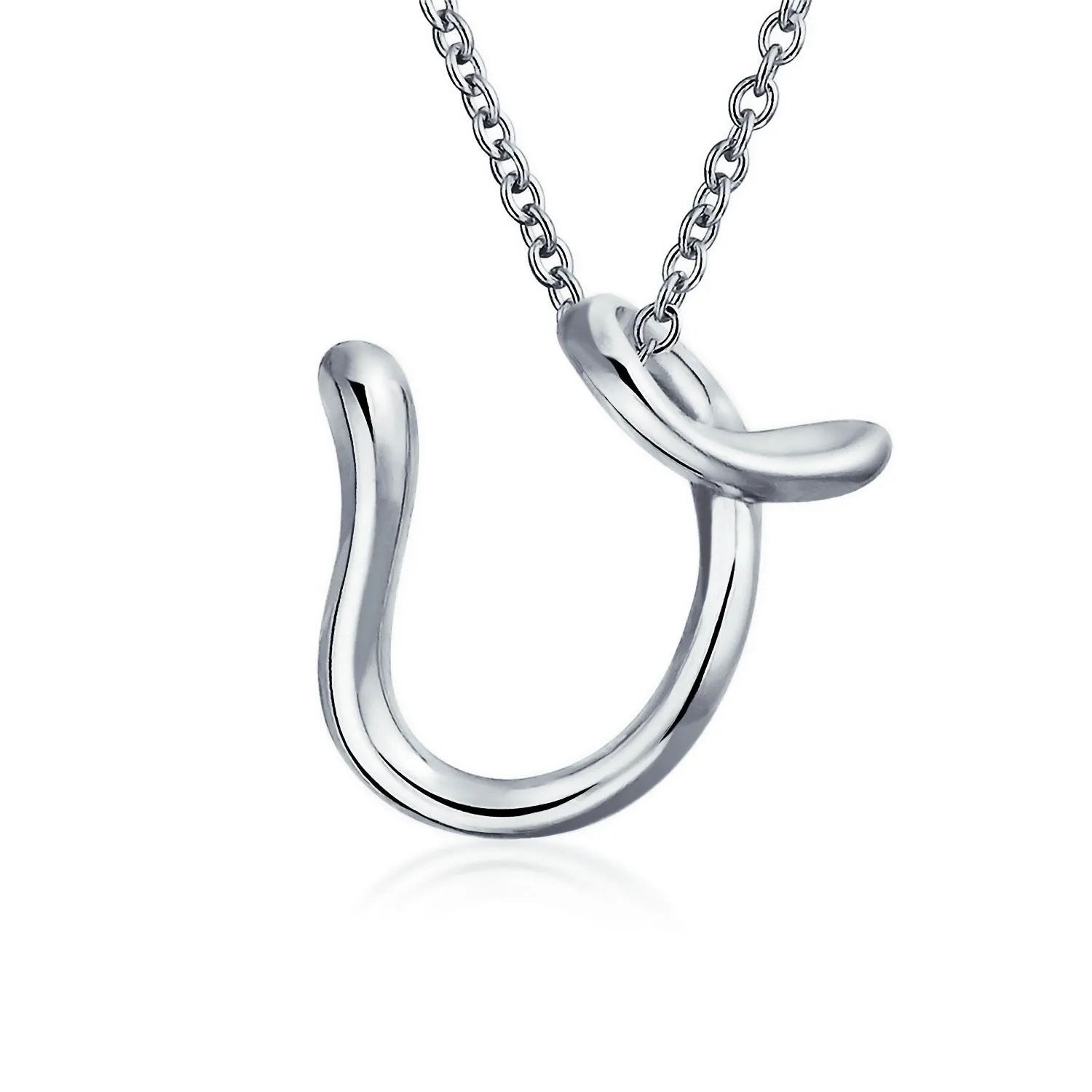 ABC Script Initial Pendant Necklace 14K Gold Plated Sterling Silver Alphabet Charm