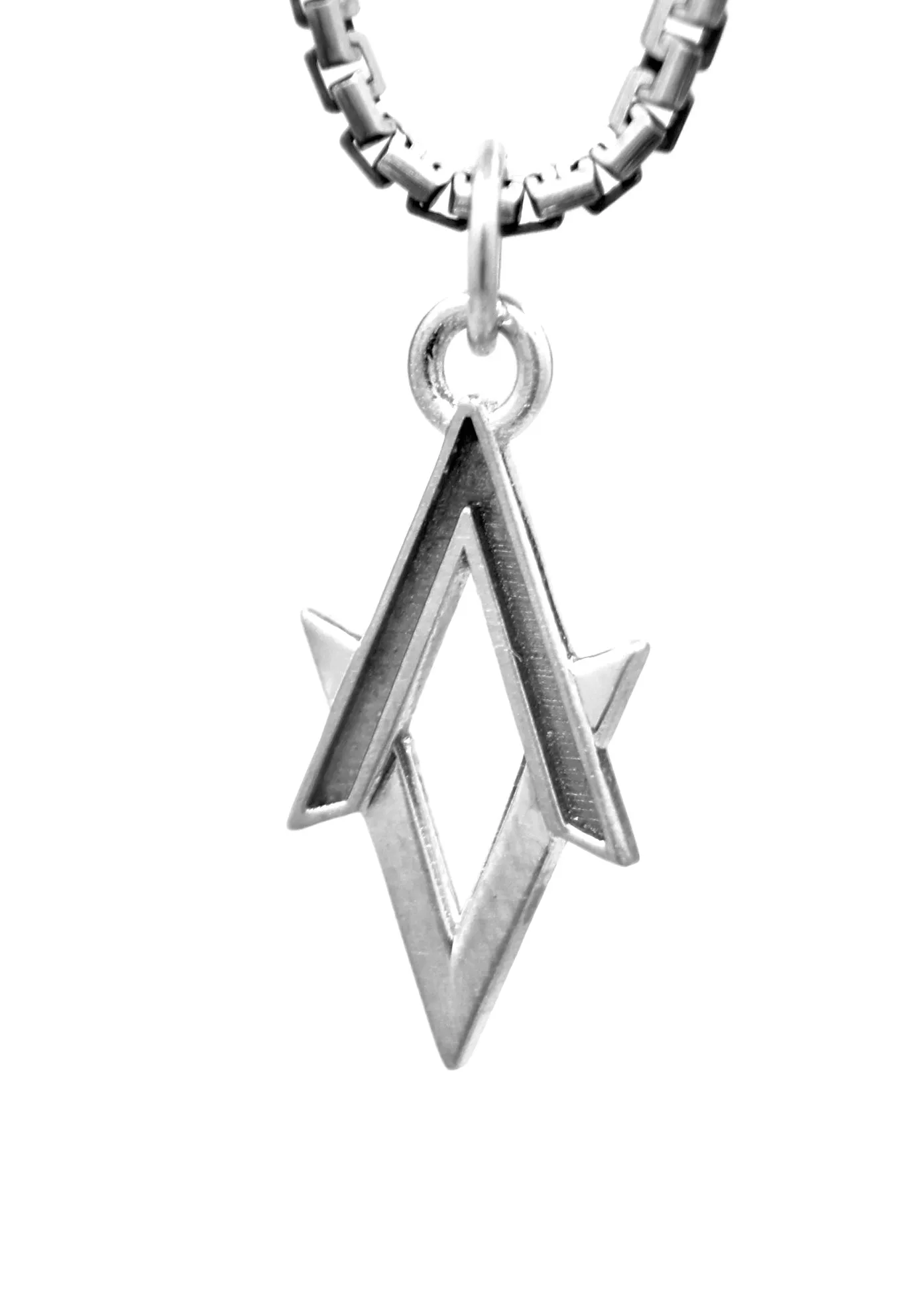 Akute Twin Sterling Silver Necklace (Oxidized)
