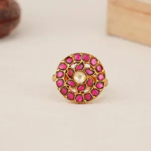 Alizen Kundan Ring