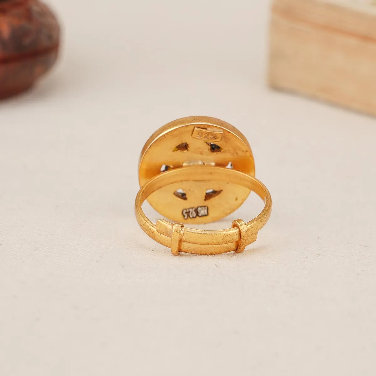 Alizen Kundan Ring