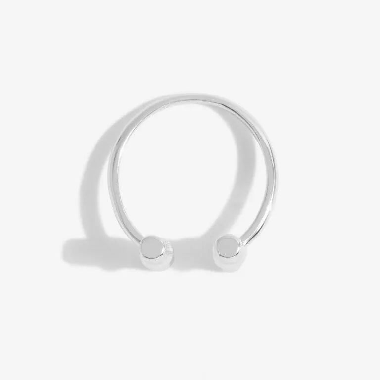 Aura Silver Bar Ring