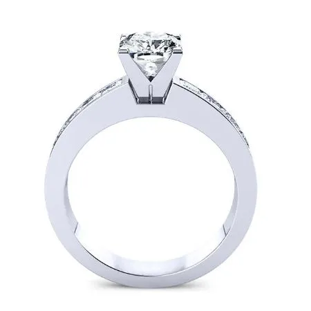 Ayana - Round Moissanite Engagement Ring