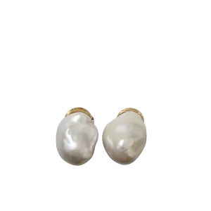 Baroque Fresh Water Pearl Clip Earrings