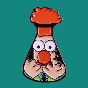 Beaker Muppet Enamel Lapel Pins Badge