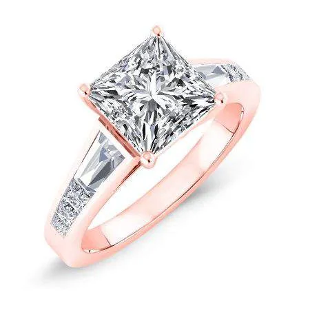 Bergamot - Princess Diamond Engagement Ring