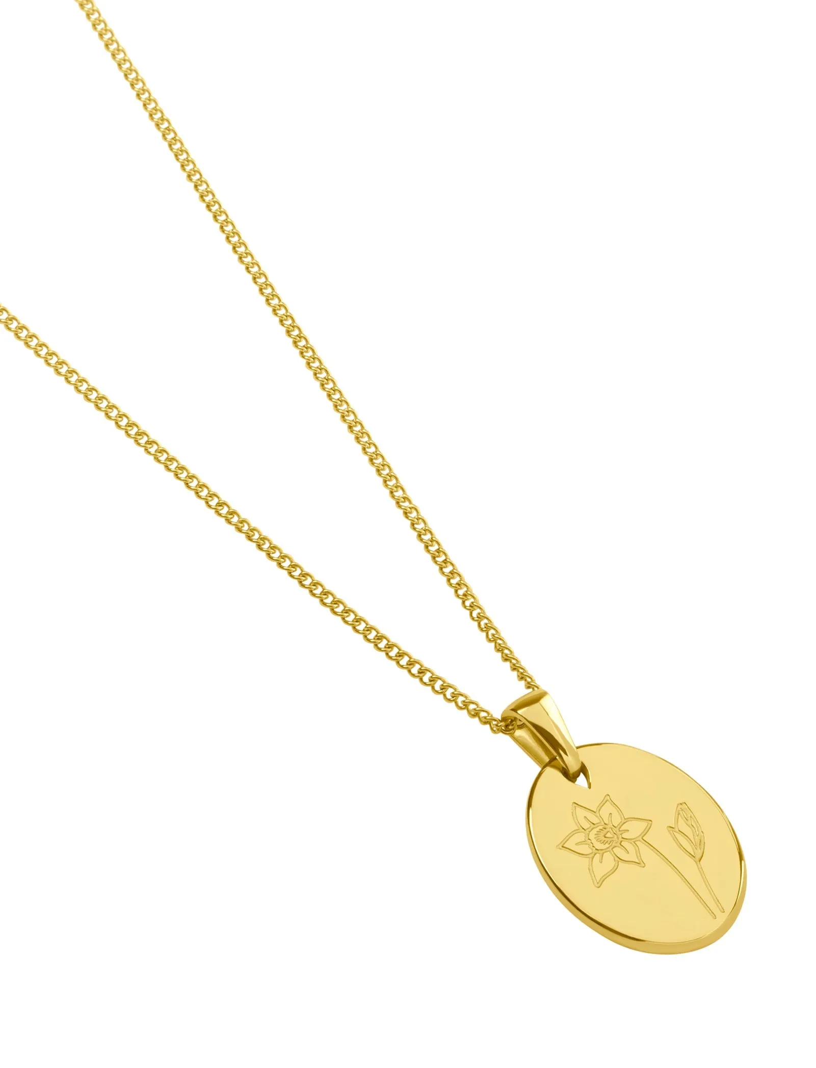 Birth Flower Necklace