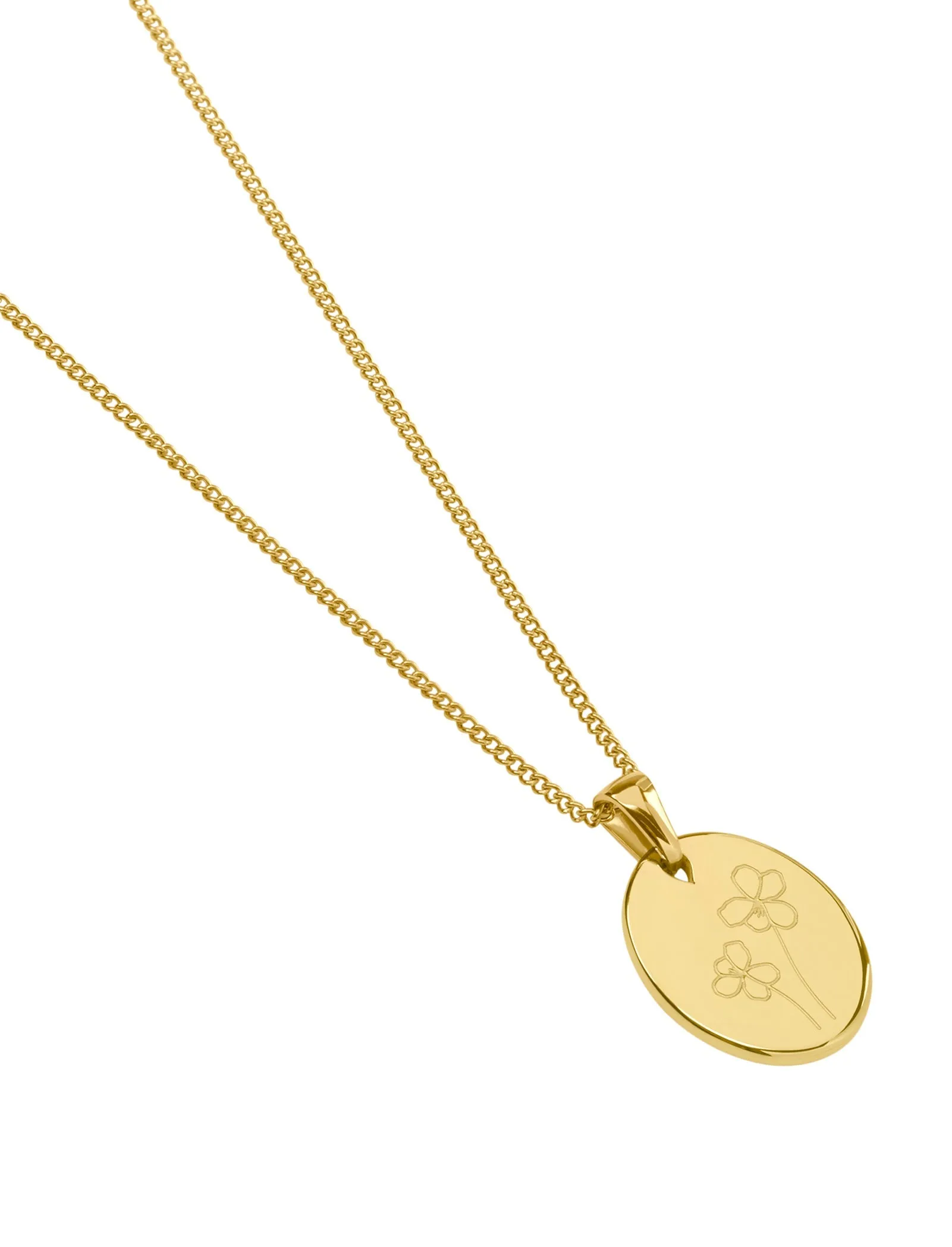 Birth Flower Necklace