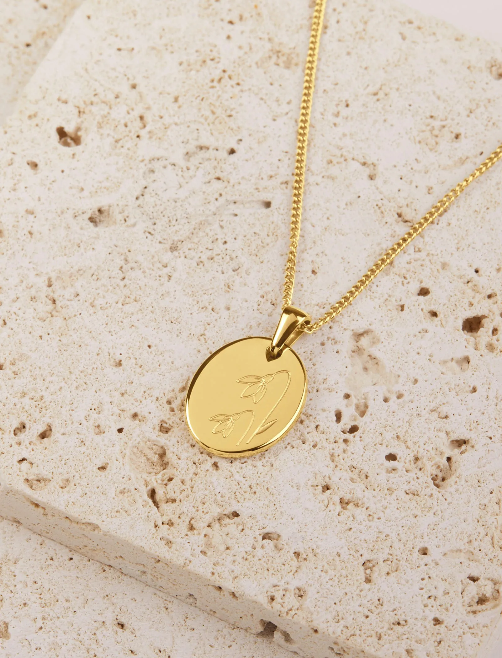 Birth Flower Necklace