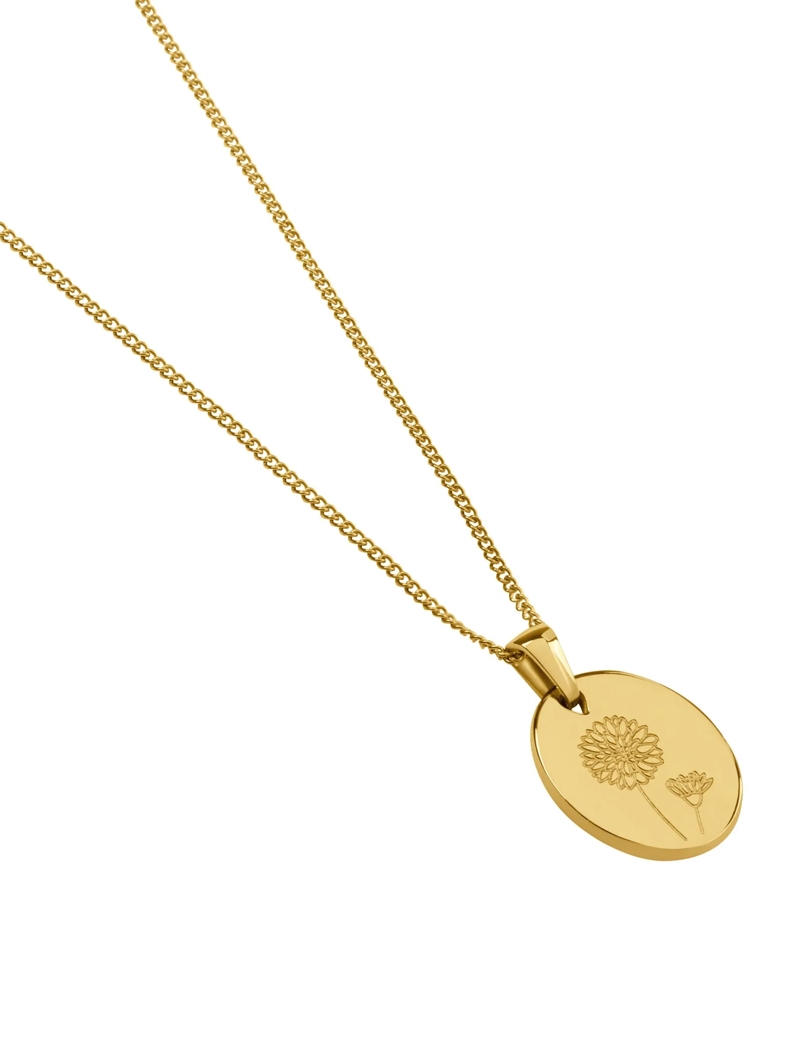 Birth Flower Necklace