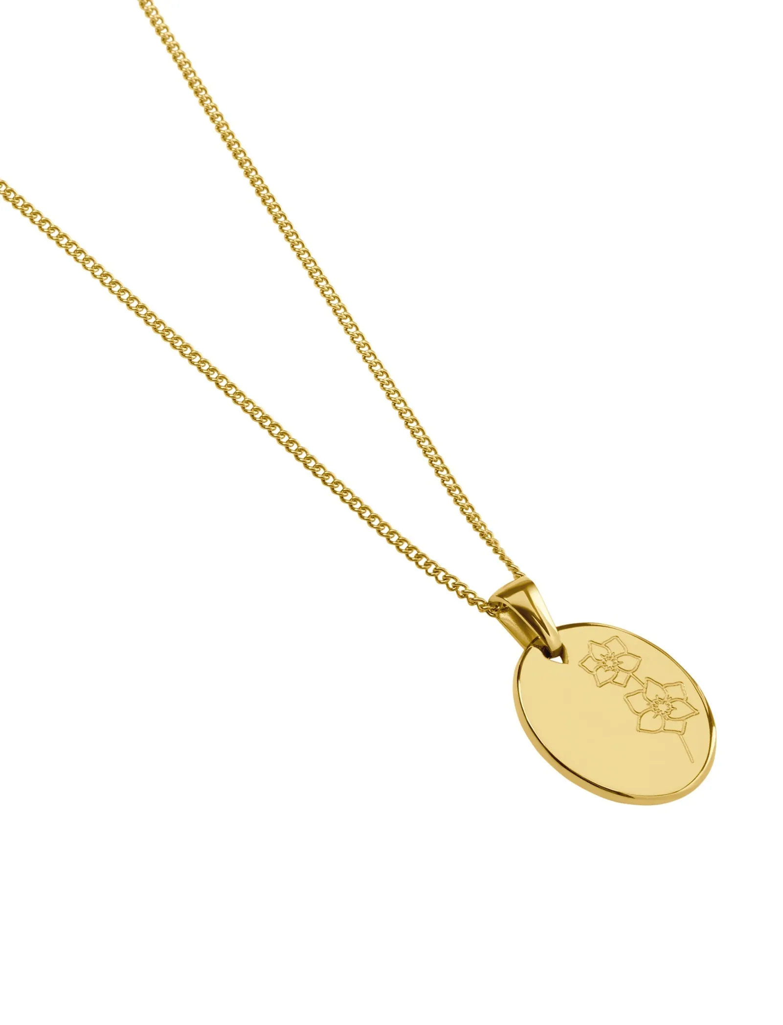 Birth Flower Necklace