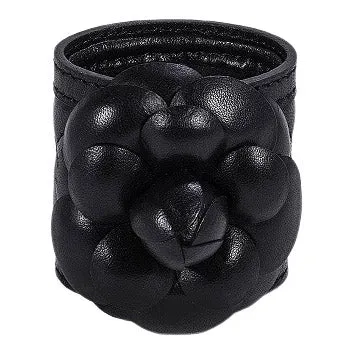 Black Flower Napkin Rings (Set of 2)
