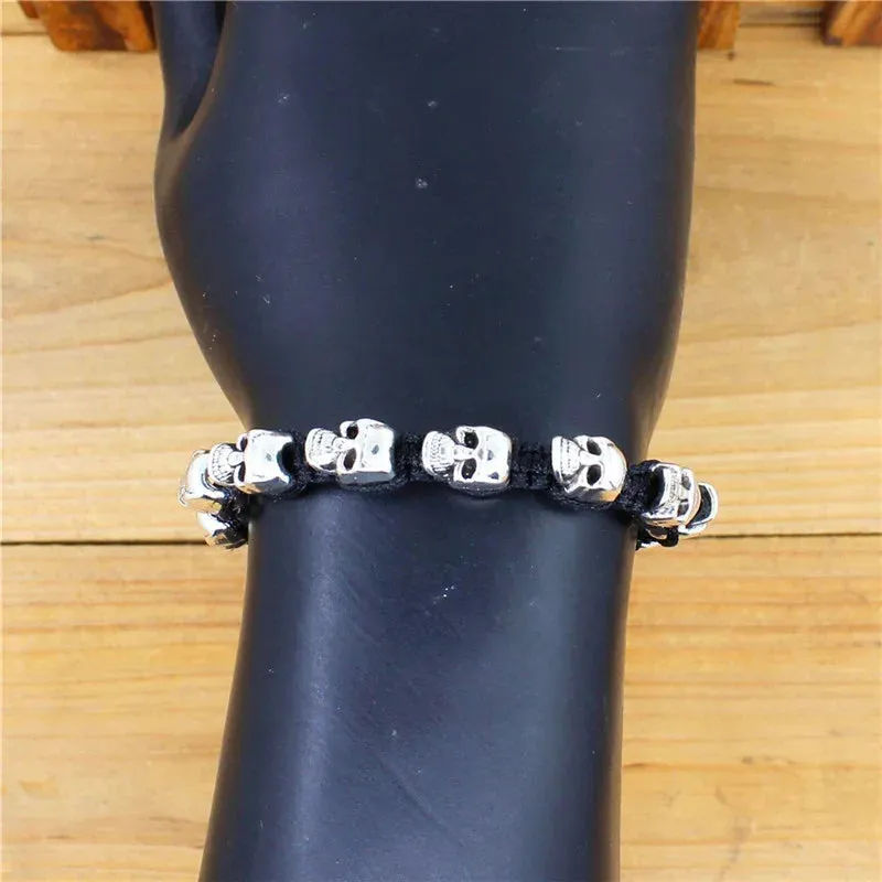Bracelets Strand Vintage Boho Antique Silver Plated Handmade