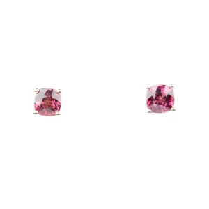 Bright Red Spinel Earrings 14K Gold R3218