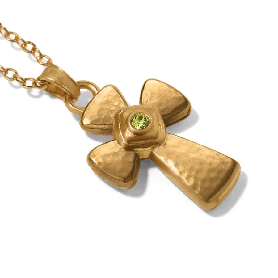 Brighton Women's Majestic Royal Cross Reversible Necklace