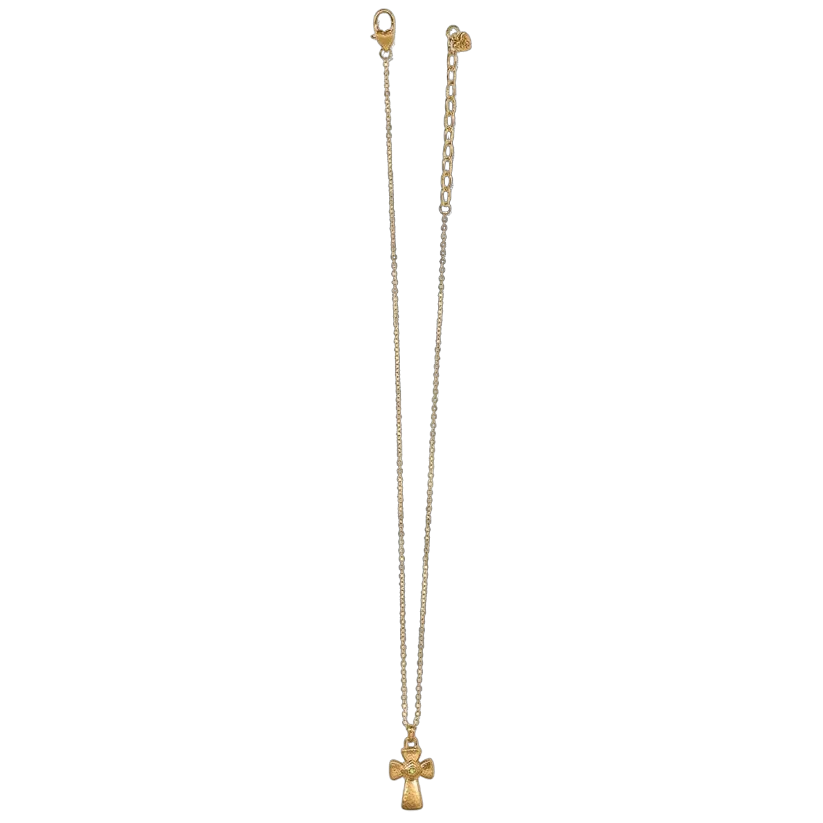 Brighton Women's Majestic Royal Cross Reversible Necklace