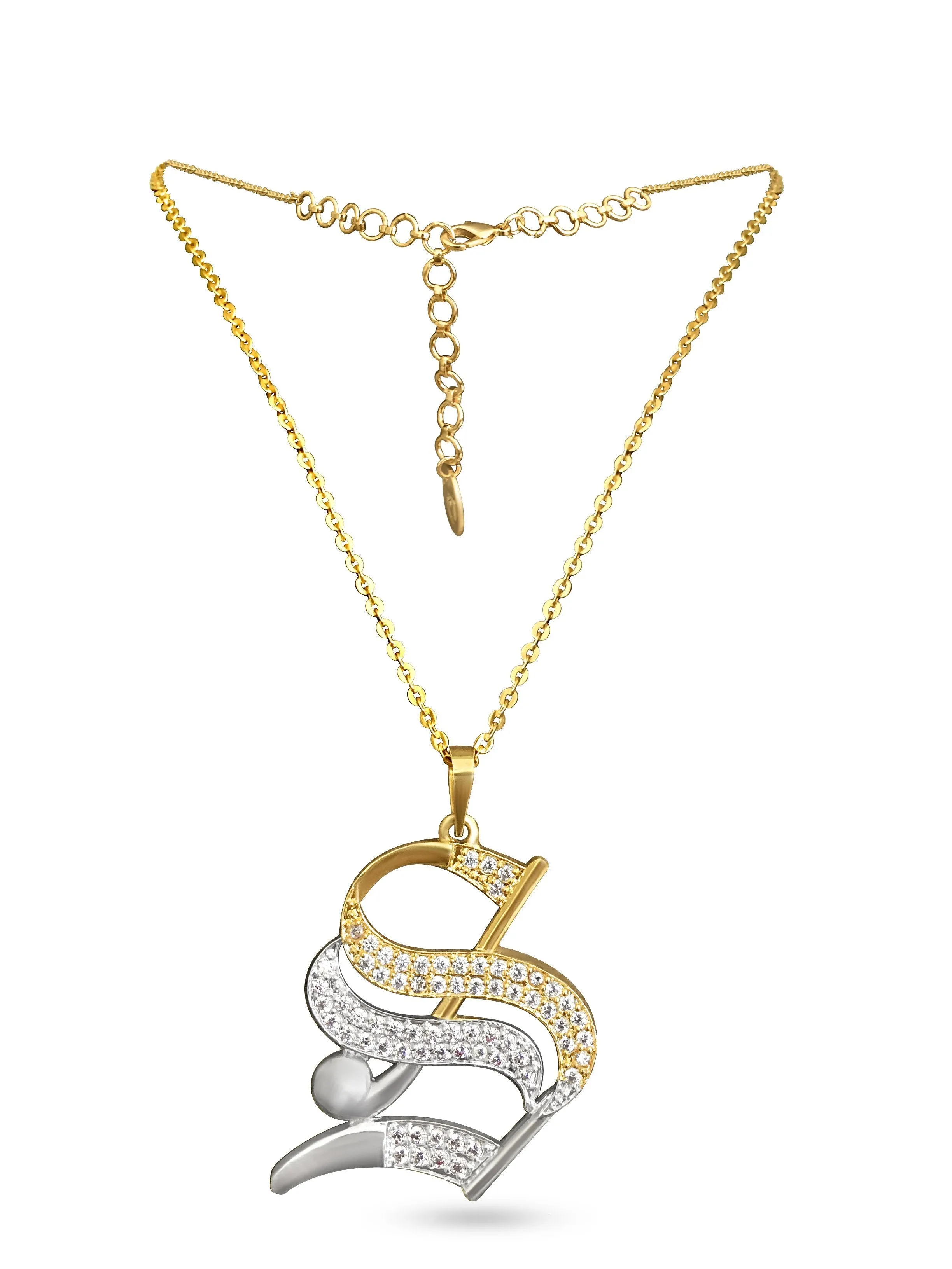 Brillo Iniziale Charm Necklace