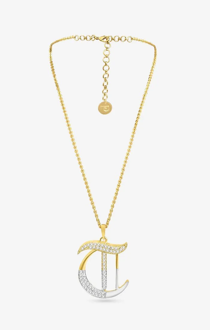 Brillo Iniziale Charm Necklace