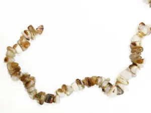 Brown White Uneven Real Tumble Stones