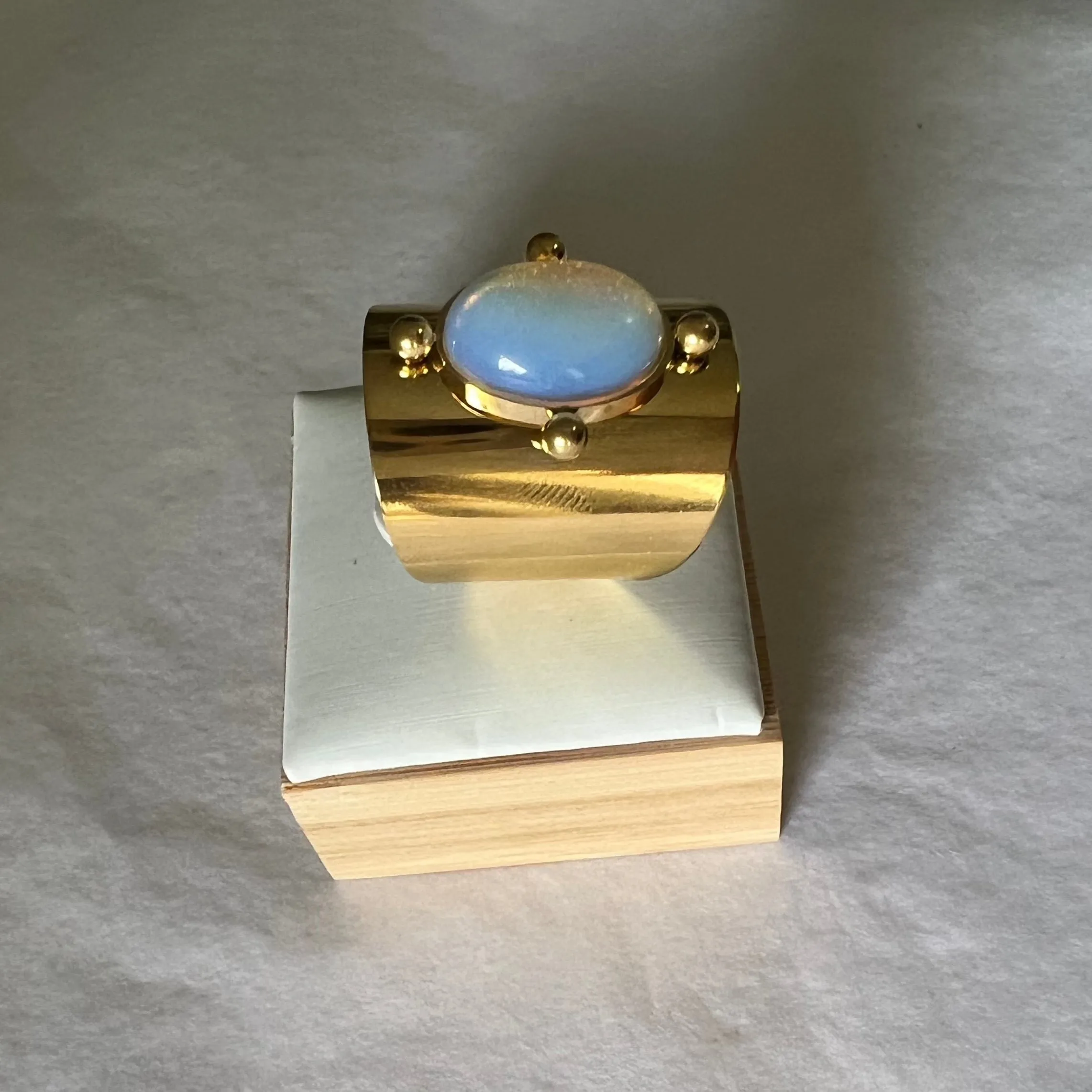Callie boho ring – Moonstone Elegance for Every Day!