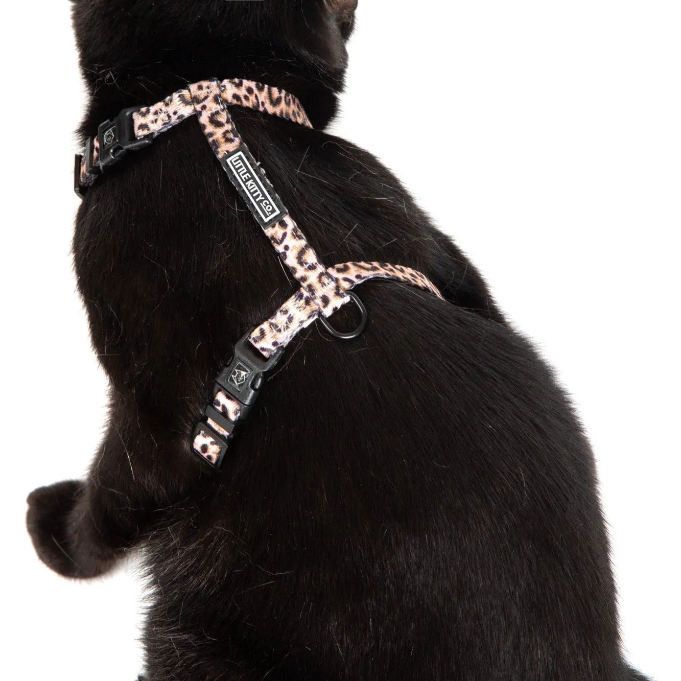 CAT STRAP HARNESS: Luxurious Leopard