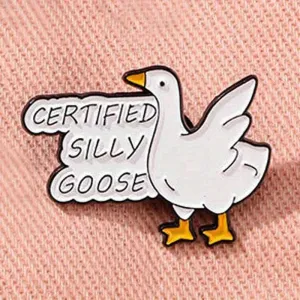 “Certified Silly Goose" Enamel Pin Badge