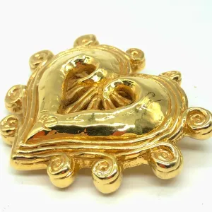 Christian Lacroix Heart Brooch Pin