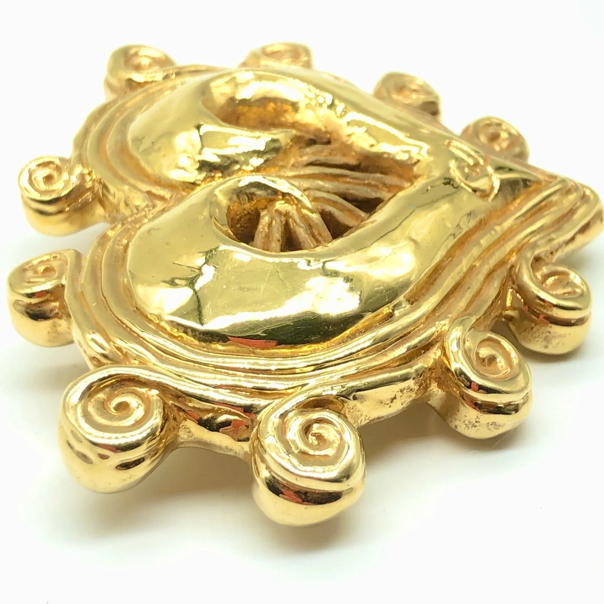 Christian Lacroix Heart Brooch Pin