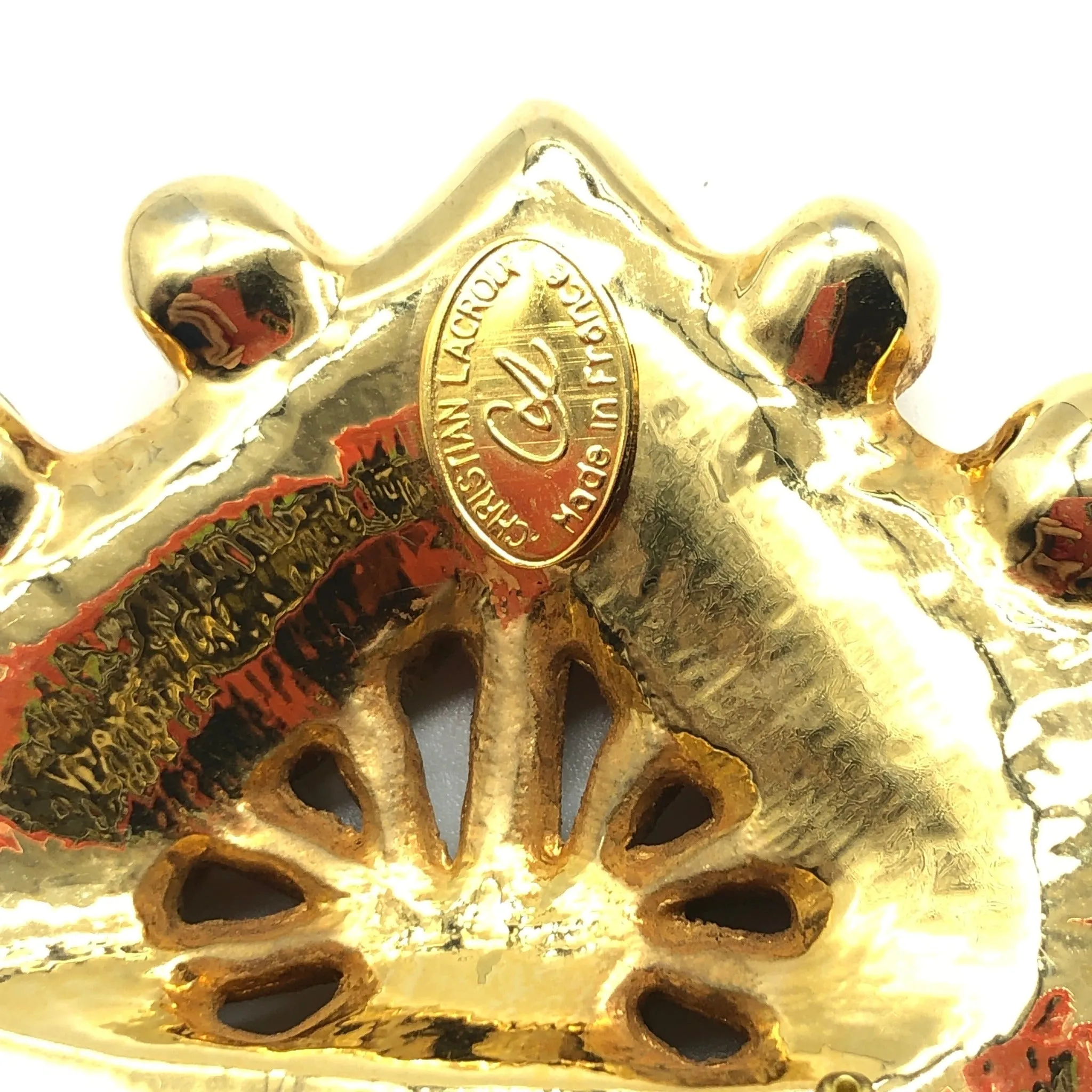 Christian Lacroix Heart Brooch Pin