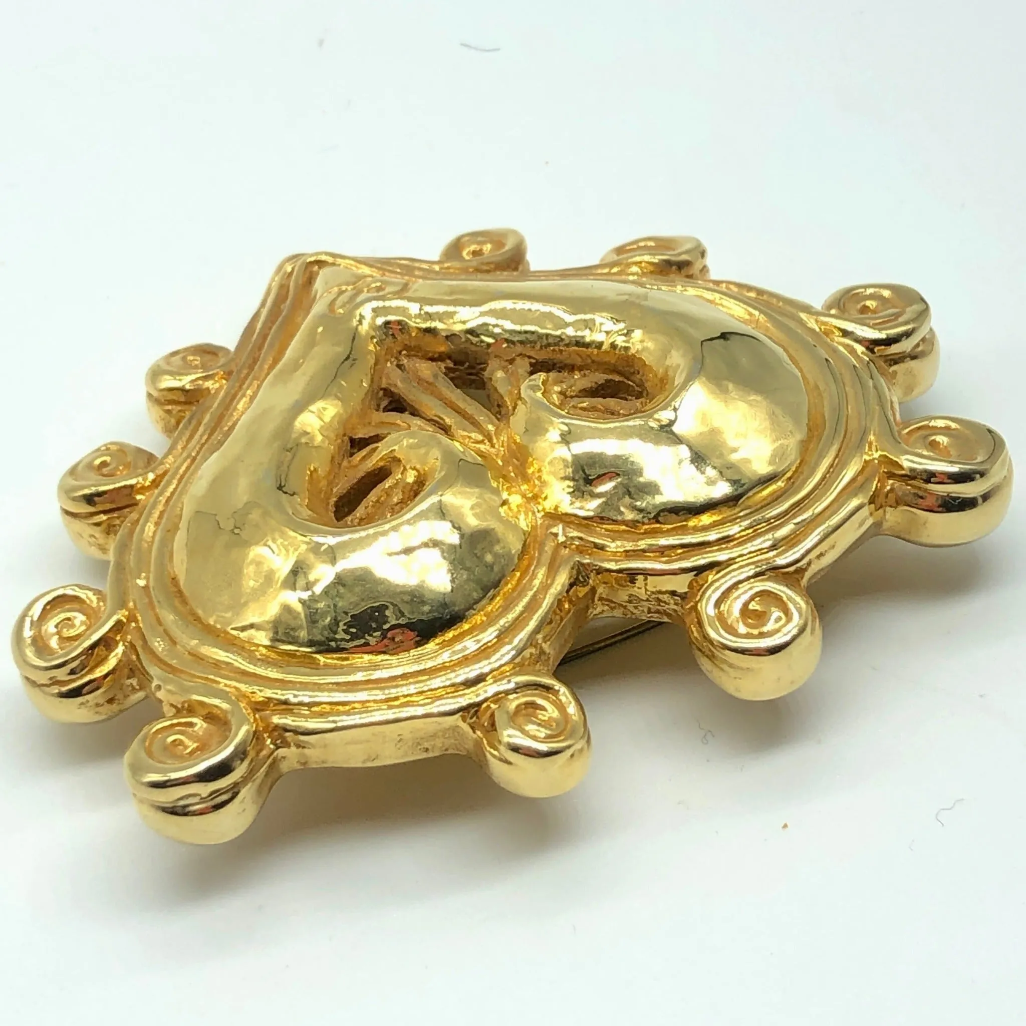 Christian Lacroix Heart Brooch Pin