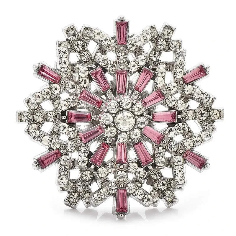 Christmas Snowflake Brooches