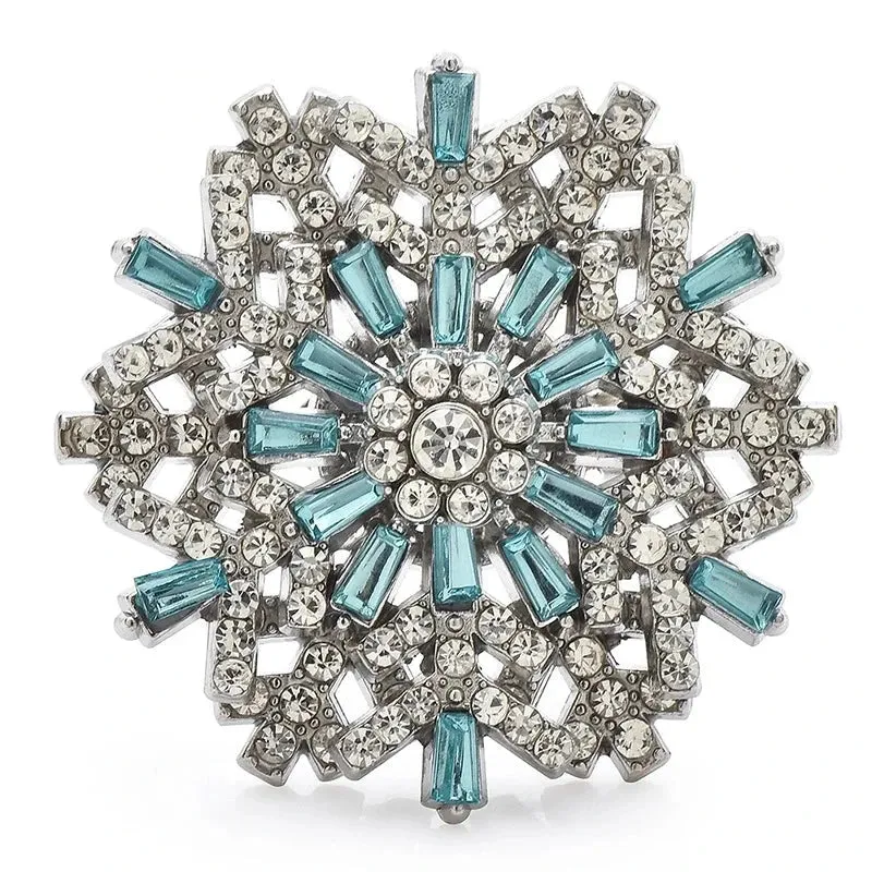 Christmas Snowflake Brooches