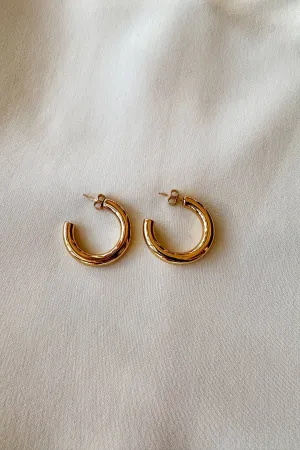 Classic Gold Hoop Earrings