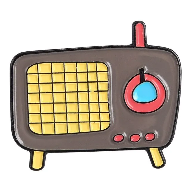 Classic Recoder Retro Metal Enamel Pin