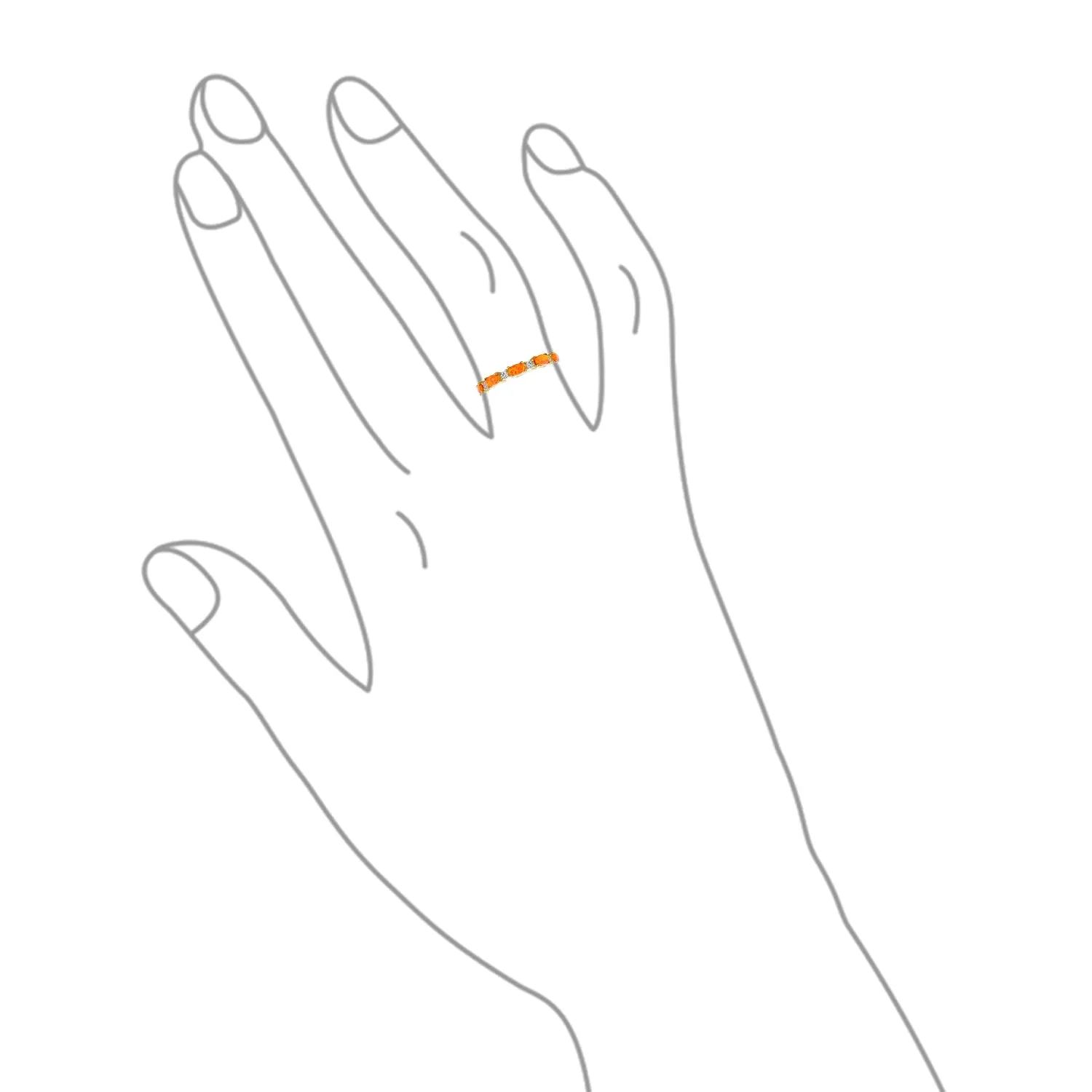 Cocktail Statement Ring Open Leaf CZ Stackable Opal Gold Plated Sterling Silver