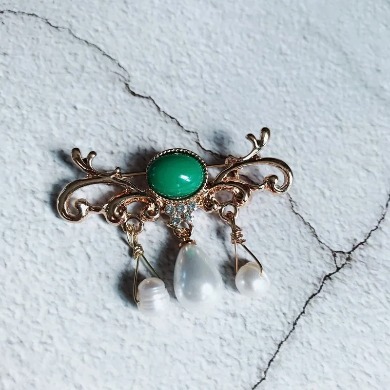 Creative Palace Color Crown Snowflake Enamel Brooches For Woman