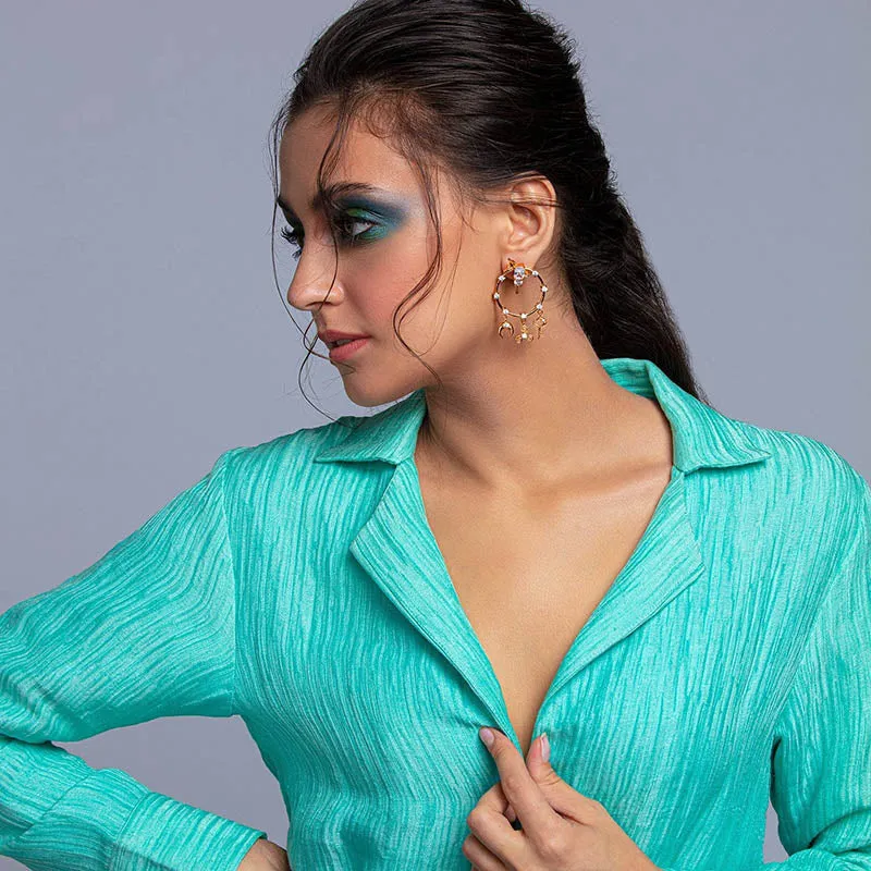 Crescent of Aegis Multiwear Earrings