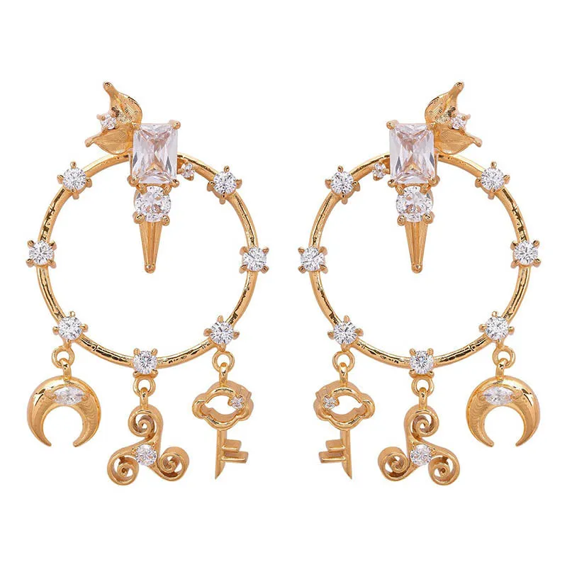 Crescent of Aegis Multiwear Earrings