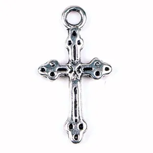 Cross Charm Delicate Silver